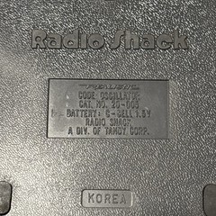 (NOT TESTED) Vintage REALISTIC RADIO SHACK MORSE CODE OSCILLATOR 20-005