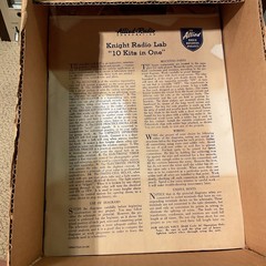 COMPLETE UNBUILT Knight Kit 10-in-1 Radio Lab 83Y265