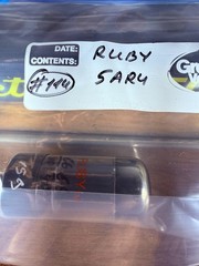 Ruby 5AR4 GZ34 Tested Like NOS Balanced Tube