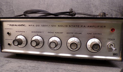 Realistic MPA-20 Radio Shack Solid State PA Amplifier UNTESTED