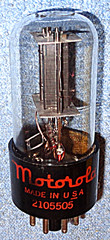 1 NOS Motorola 6SN7GT Vacuum Tube – 1955 Vintage Audio Twin Triode