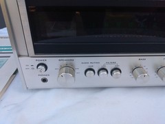 Vintage Sansui 771 Stereo Receiver Powers On with Manual, For Parts