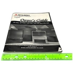 Mitsubishi Projection TV Owners Manual Models VS-A50 WT-A42 WS-A48 WS-A55 WS-A65