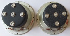 vintage pair Stromberg-Carlson 3½” Alnico tweeters from RS-404 speakers USA 1959