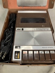 Audiotronics Classette 141 Solid State Japan Vintage Brown Working