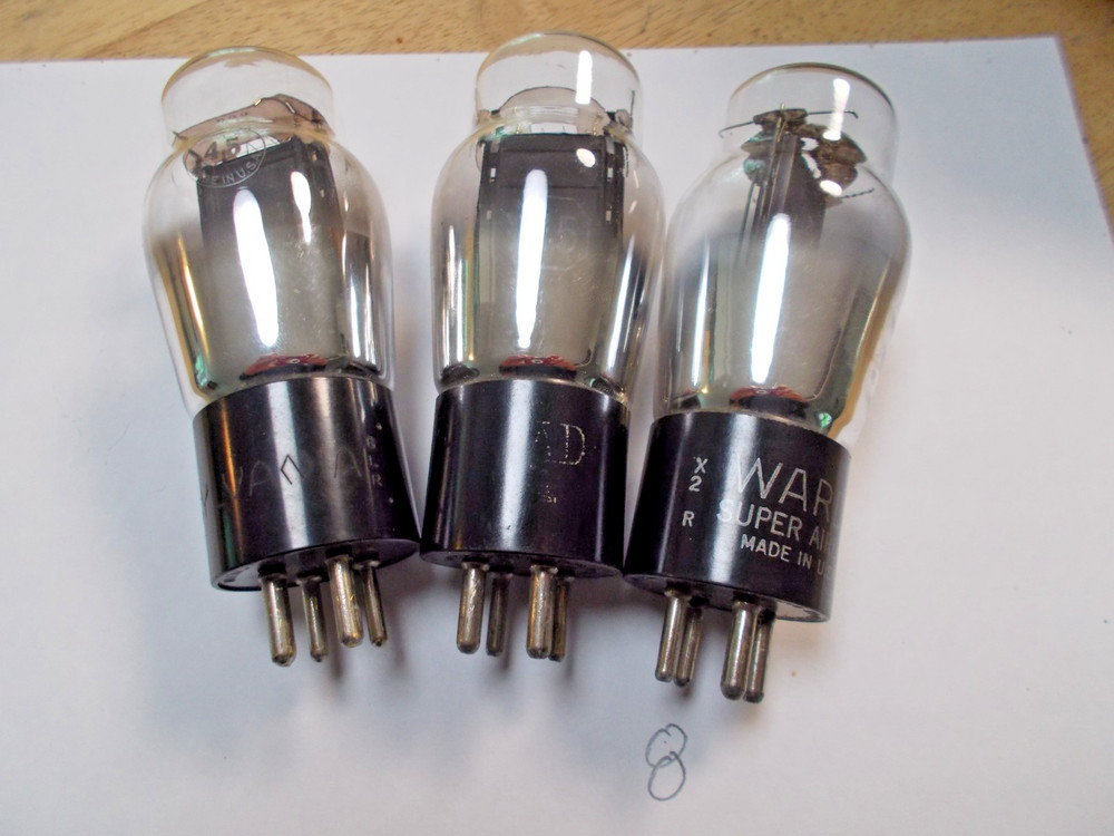 Wards Airline KenRad Sylvania Tube 45 Triodes Bag 8