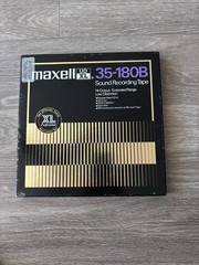 Maxell UD-XL Professional 35-180B Sound Recording Tape 10.5” NAB Hub METAL Reel
