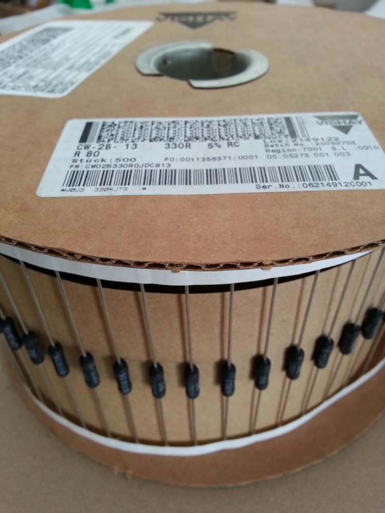 25pcs Vishay/Dale 330R CW-2B 3 watts 5% Hi End TUBE AMP AUDIO Resistors !30ppm