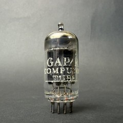 1960s 12AX7 ECC83 Tung-Sol Tube Gray Long Plate O Getter TV7 Test NOS TS7-9