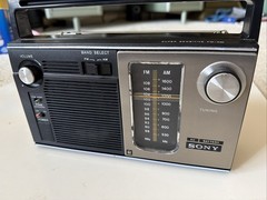SONY Model ICF-7270W AM/FM Portable Radio Vintage TESTED