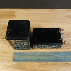 Matching Pair 1950’s RCA 8516392-1 Audio Input Transformers Brass Hardware 1.5″