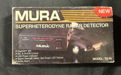 1980S Vintage Mura Superheterodyne Radar Detector Model: TD-74 SEALED BOX SL M3