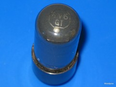 Vintage USA Hytron 6v6GT Vacuum Tube Grey Glass, Tests EXCELLENT 3600 mho, 130%