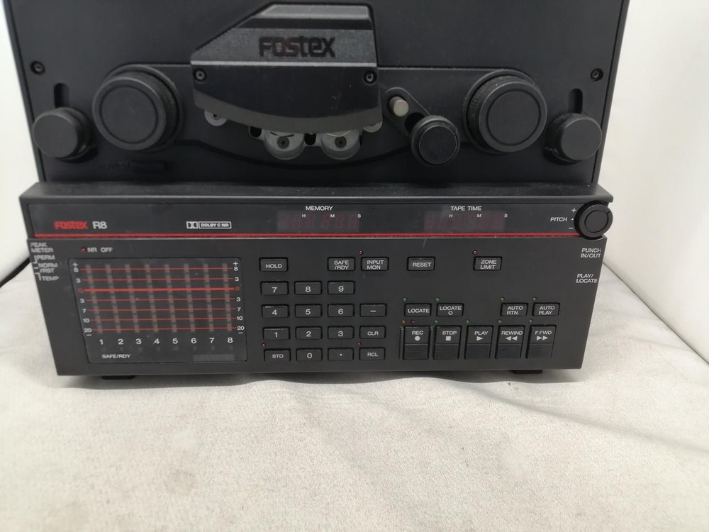 FOSTEX R8 Open Reel Tape Recorder Deck Dolby C Approx. 10kg For Parts Repair