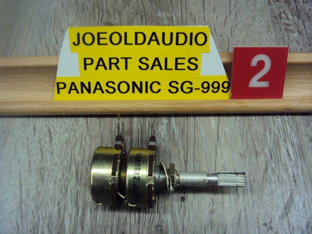 Panasonic SG-999 Bass/Treble Control 50K Ohm Tested Parting Out Entire SG-999