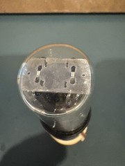 GE 5Y3GT VACUUM TUBE BLACK Box PLATE Bottom DGetter ANOS HICKOK TESTED £