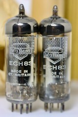 1961 NOS MULLARD ECH83 6DS8 ECH81 6AJ8 MATCHED PAIR TUBES 2 TUBES PER BID