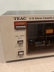 Teac V-9 Stereo Cassette Deck Vintage Made In Japan