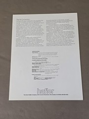 Hafler DH-500 Power Amplifier Brochure D-6427