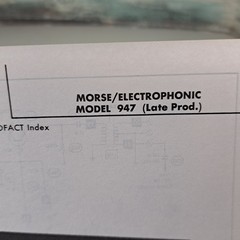MORSE/ELECTROPHONIC MODEL 947 Stereo Receiver Manual 1974 Photofact