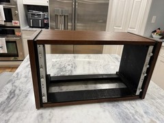 Crown By Jeln – Vintage Oiled Walnut Cabinet 6U Rack Mount VTG HiFi Wood Veneer
