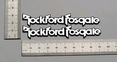 Rockford Fosgate Premium Door Panel & Equipment Badge Emblem Logo With Adhesive