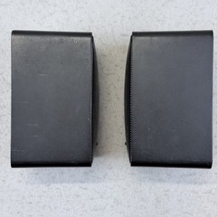 Realistic MINIMUS 7 Speakers Black Metal Bookshelf Vintage Made In Japan Tested