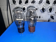 Pair VT-62 801 power vacuum tube -triode-Hytron & GE – 110% & 90%