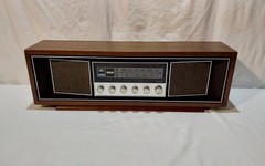 RCA Solid State AM FM Stereo Radio RLC75W Walnut