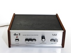 DBX MODEL DBXII 122 ORIGINAL 1970’s WORKS TESTED Silver Face Wood Case Vintage