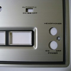 AKAI ® 1700 1710 Open Reel Tape Deck PART – Original OEM – Front Control Panel