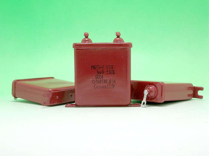 4 x MBGP-2 1uF 630V 10% 1mkF MATCHED QUAD PiO Capacitor Paper Oil NEW