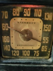 Classic WORKING Vintage Admiral 7T10 Radio Bakelite Black SUPER AEROSCOPE 1947