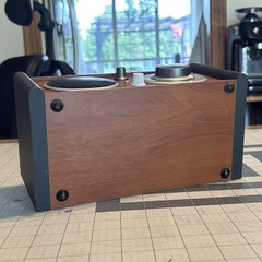 Vintage Radio Crowley Wood AM/FM Radio Partially Broke!