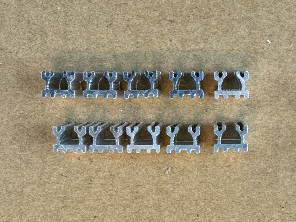 10 New TO-92 Heat Sinks for Transistors Aluminum 10mm x 8.3mm x 6.75mm (Qty)