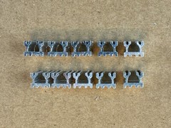 10 New TO-92 Heat Sinks for Transistors Aluminum 10mm x 8.3mm x 6.75mm (Qty)