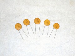 Vintage RMC DISC CAPACITORS .01uf 500v Tube Radio Guitar Tone Audio Amp NOS USA