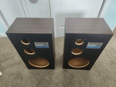 Vintage Kenwood JL-650W Three-Way Speaker Cabinets – Both