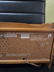 Vintage 1960’s Wards Airline SState Am/Fm Electric Radio Maple Great Working