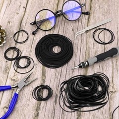 100 Pcs Flat Rubber Belts for Cassette Recorder Repair 40-135mm, 1mm & 4mm Width