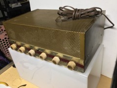 Working 1960s Boulevard 11T24S Guitar Stereo Tube Amplifier Pre Amp 100 Watts