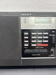 Vintage SONY ICF-2001 World Band Radio Receiver (PARTS ONLY SOLD AS IS)