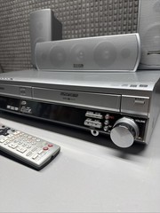 PANASONIC SA-HT830V 4 Head Hi-Fi 5 DVD VHS Combo VCR Works With Remote & Speaker