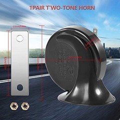 300DB Super Loud Train Horns For Truck, 2pcs 12V Car Horn Kits, Loud Dual Red