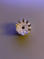 TUBE SOCKET – 9 Pin Noval PCB Economy socket – plastic/tin plate