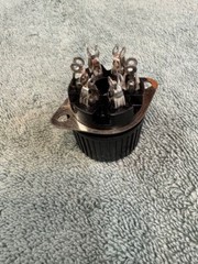 6 Pin tube Socket conector Hammond Leslie Gibson Fender guitar amplifier speaker
