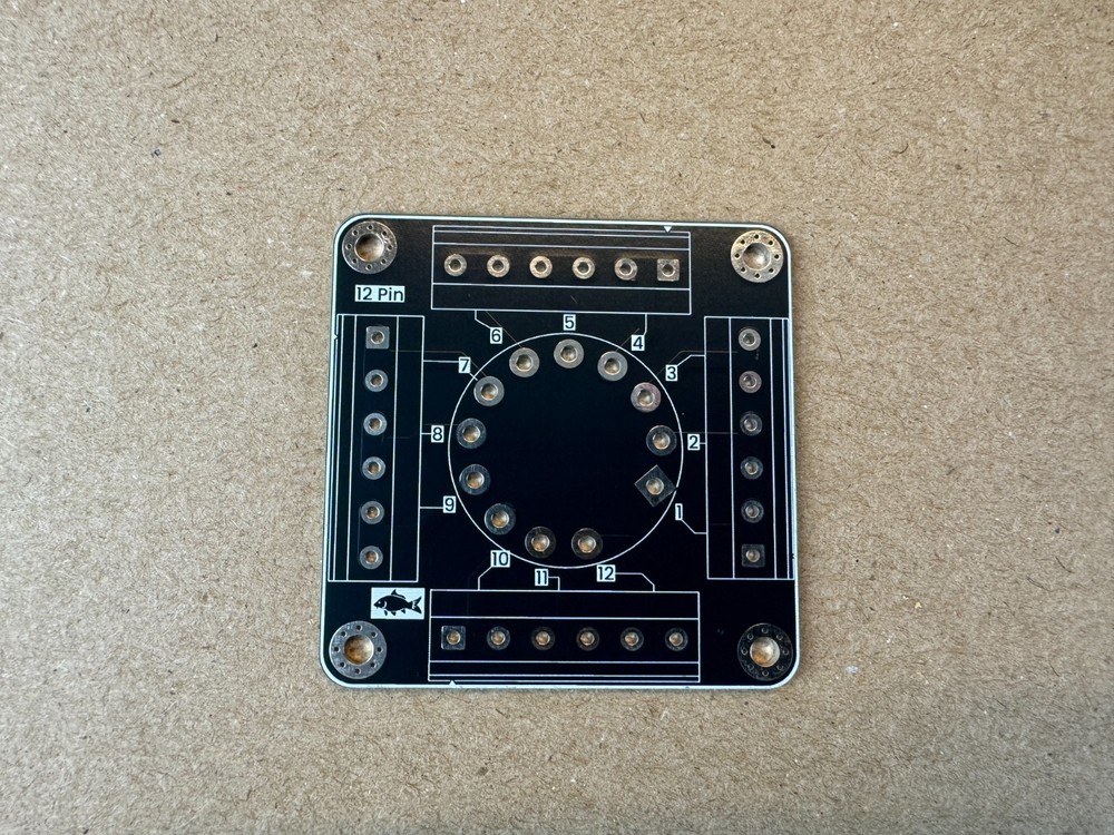 New 12-Pin Compactron Vacuum Tube Board Prototype Adapter Socket DIY Breadboard