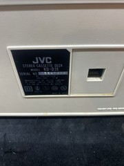 JVC KD-D2 ANRS Dolby Noise Reduction Single Stereo Cassette Deck Silver Works