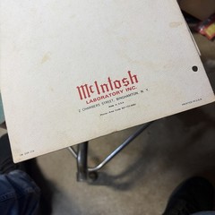 McIntosh MC-240 MC 240 Tube Amplifier Owner / User Manual *Original*