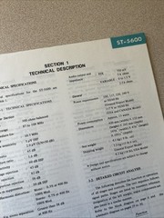 SONY ST-5600 STEREO TUNER SERVICE MANUAL WITH SCHEMATICS ORIGINAL D1355